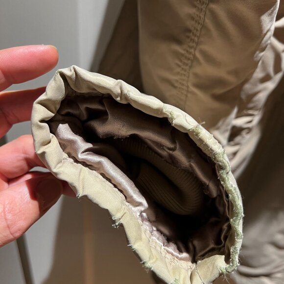 Triple Five Soul Hooded Winter Jacket    Tan Beige Brown   Vintage – Circa 2003 - Picture 13 of 13